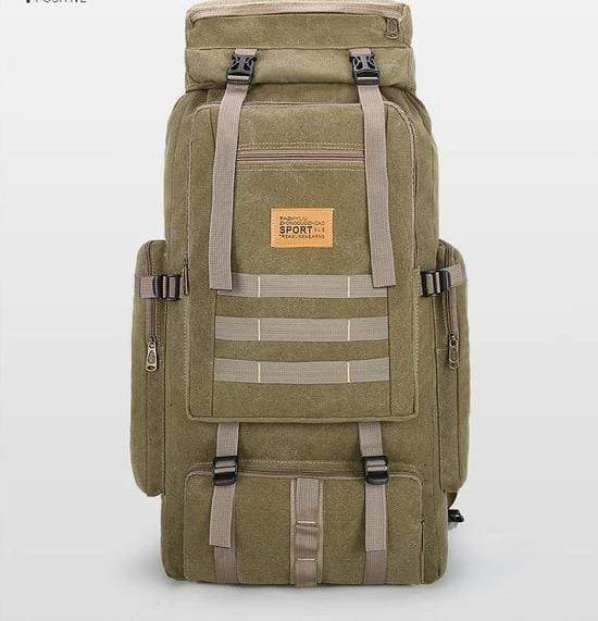 Survival Gears Depot Backpacks Khaki 80L Outdoor Tactical Military Backpack