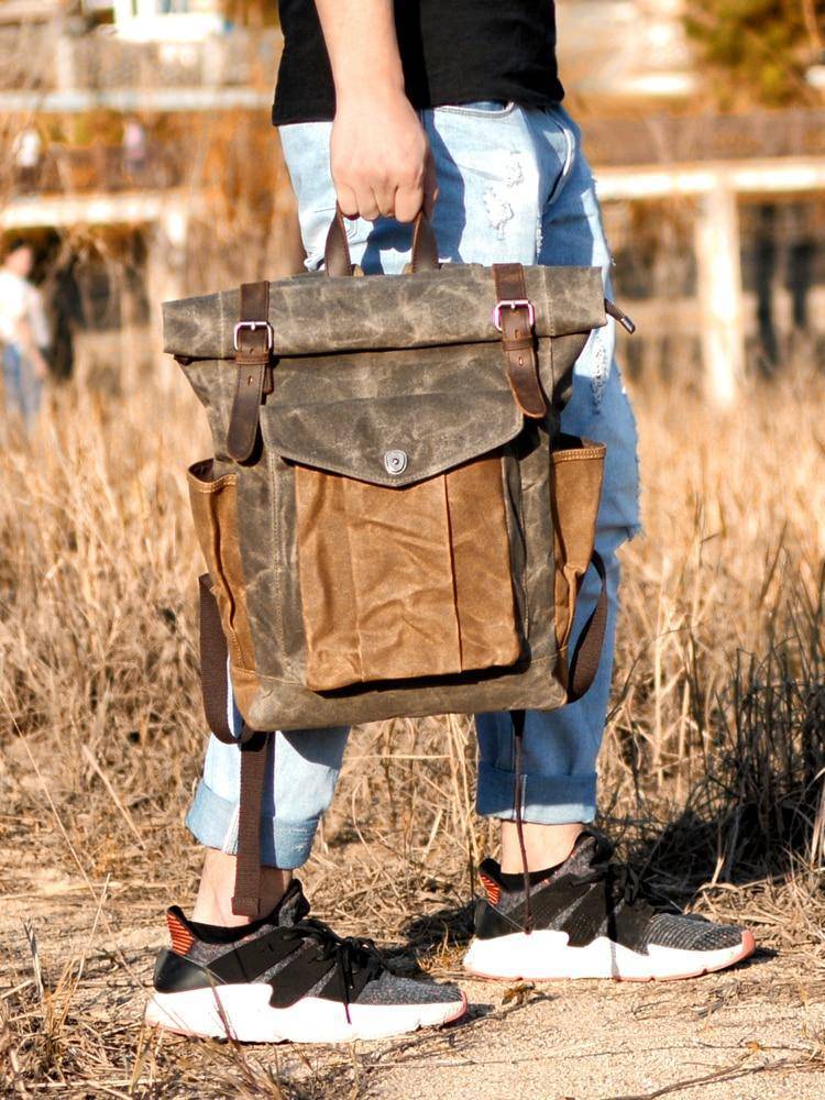 Survival Gears Depot Backpacks Luxury Vintage Canvas Backpacks for Men