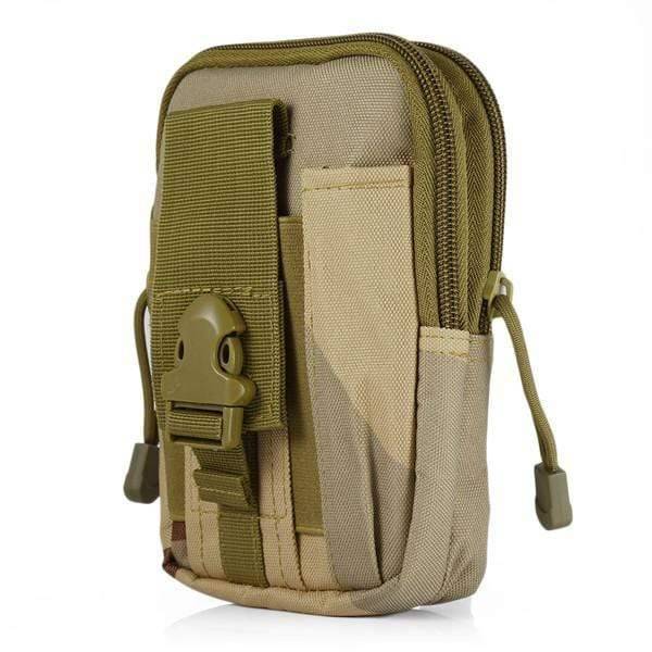 Survival Gears Depot Backpacks Three Sand Camouflage EDC Military Molle Belt Pouches