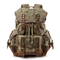 Thumbnail for Survival Gears Depot Backpacks Waterproof Waxed Canvas Backpack / Leisure Rucksack