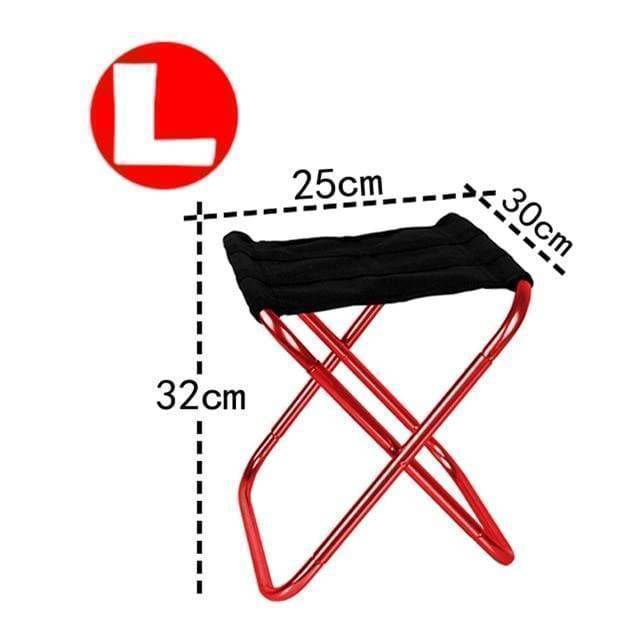 Survival Gears Depot Beach Chairs Red / L Folding Camping Chair