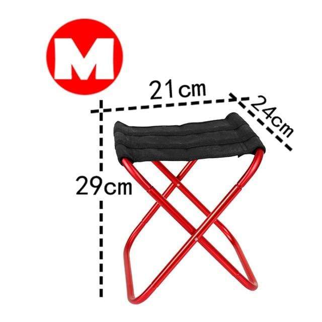 Survival Gears Depot Beach Chairs Red / M Folding Camping Chair