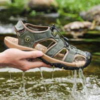 Thumbnail for Survival Gears Depot Beach & Outdoor Sandals Army Green / 38 Closed Toe Hiking Sandals