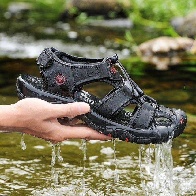 Survival Gears Depot Beach & Outdoor Sandals Black / 38 Closed Toe Hiking Sandals