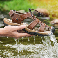 Thumbnail for Survival Gears Depot Beach & Outdoor Sandals Dark Brown / 38 Closed Toe Hiking Sandals