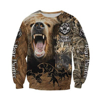 Thumbnail for Bear Hunting Camo 3D Printed Hoodie Sweatshirt5