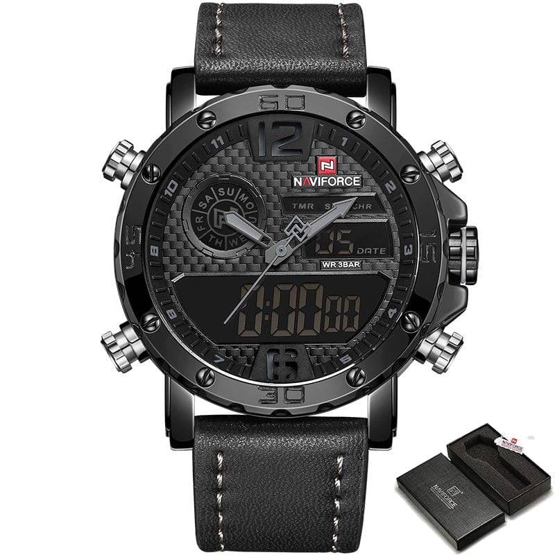 Survival Gears Depot BGYB-with Box Quartz Digital Dual Wrist Watch