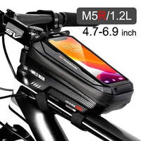 Thumbnail for 1.8L capacity cycling bag for frame front tube11