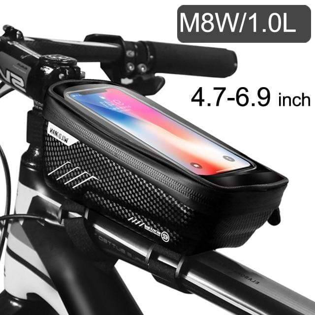 1.8L capacity cycling bag for frame front tube5