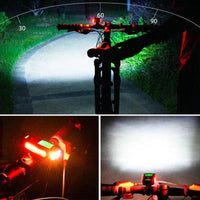 Thumbnail for SHIZIWANGRI Cycling Equipment Store Bicycle Light 3 in 1 USB Cycling Flashlight