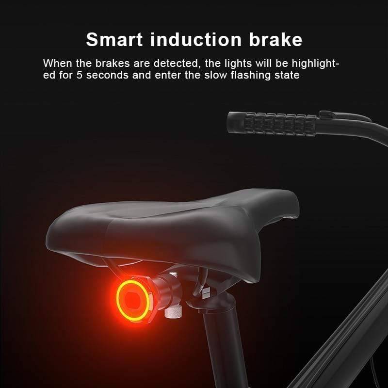 Survival Gears Depot Bicycle Light Bike Smart Brake Sensing Light