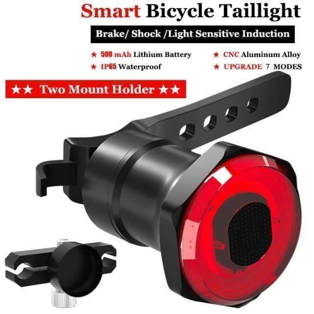 Survival Gears Depot Bicycle Light Bike Smart Brake Sensing Light