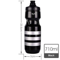 Thumbnail for Survival Gears Depot Bicycle Water Bottle Black 710ml Ultra-Light & Leak-Proof Cycling Waterbottle (610 - 710ml)