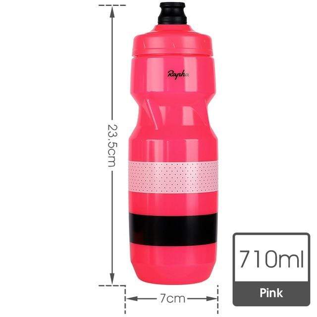Survival Gears Depot Bicycle Water Bottle Pink 710ml Ultra-Light & Leak-Proof Cycling Waterbottle (610 - 710ml)
