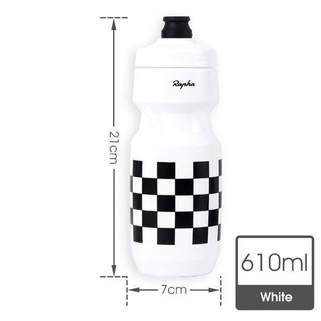 Survival Gears Depot Bicycle Water Bottle White 610ml A Ultra-Light & Leak-Proof Cycling Waterbottle (610 - 710ml)