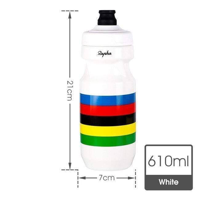 Survival Gears Depot Bicycle Water Bottle White 610ml Ultra-Light & Leak-Proof Cycling Waterbottle (610 - 710ml)