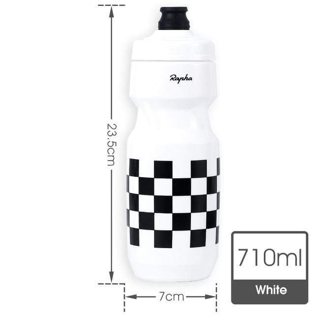 Survival Gears Depot Bicycle Water Bottle White 710ml A Ultra-Light & Leak-Proof Cycling Waterbottle (610 - 710ml)