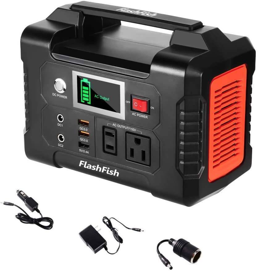 200W Portable Power Station 40800mAh Solar Generator for Outdoor Use0