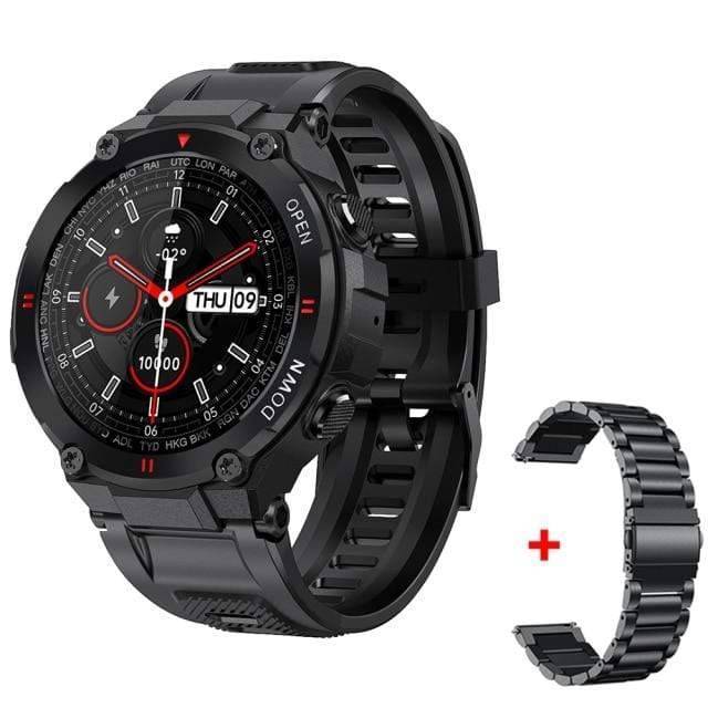 Wiio Black Add black metal Smart Watch Fitness Tracker
