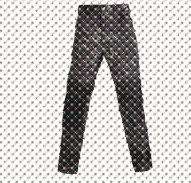 Wiio Black Camo Pants / S 50-60kg Hiking T-Shirt Short Sleeves Camouflage