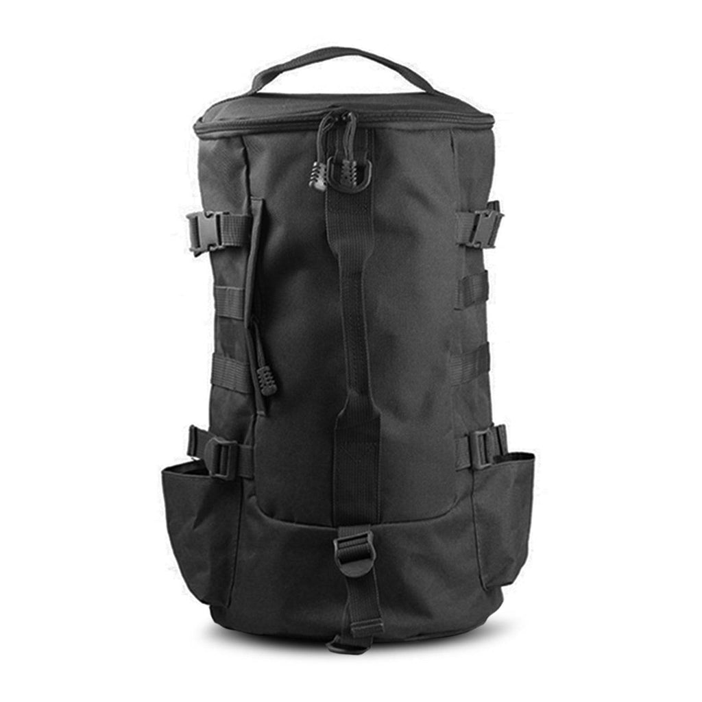 Multi-functional Large Capacity Fishing Backpack Outdoor Travel Camping Fishing Rod Reel Tackle Bag Shoulder Bag Luggage Bag Black