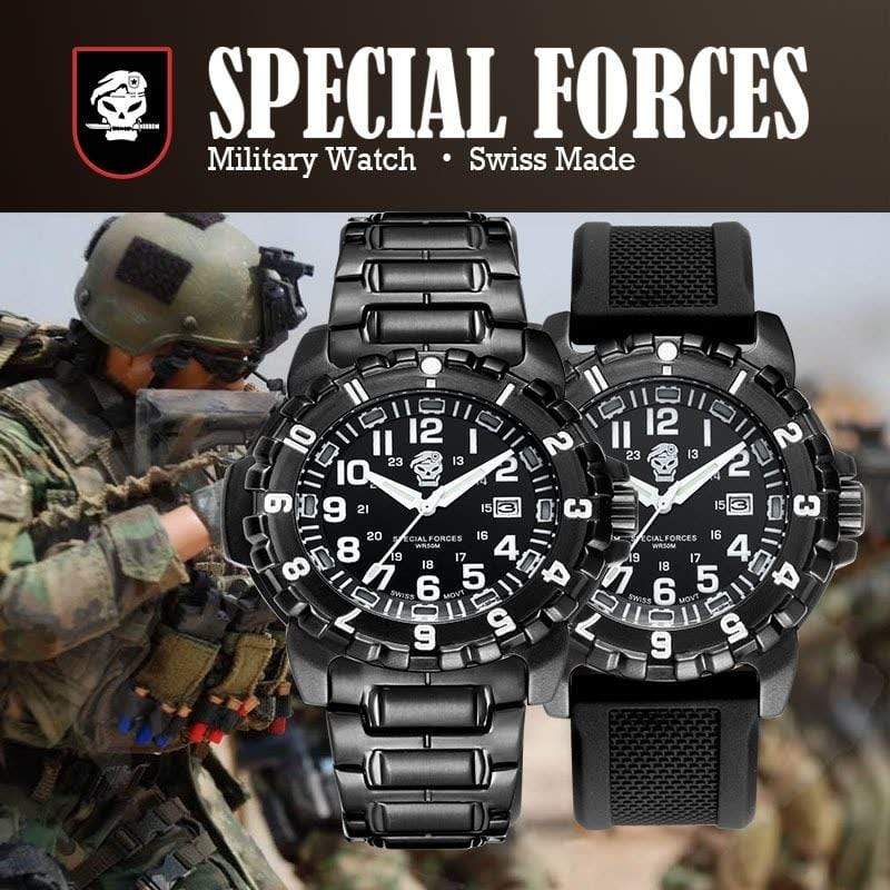 Survival Gears Depot Black- JD EDC Outdoor Military Watch