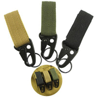 Thumbnail for Survival Gears Depot Black Outdoor Camping Tactical Carabiner Backpack Hooks
