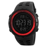 Thumbnail for Wiio Black red Outdoor Sports Chronos Watches