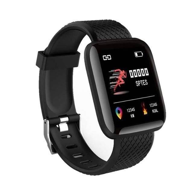 Wiio Black Smart Watch Health Bracelet