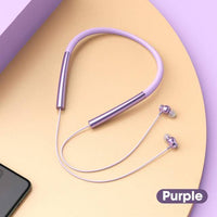 Thumbnail for Survival Gears Depot Bluetooth Earphones & Headphones Purple Running TWS Neck Wireless Bluetooth Earphone