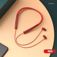 Thumbnail for Survival Gears Depot Bluetooth Earphones & Headphones Red Running TWS Neck Wireless Bluetooth Earphone