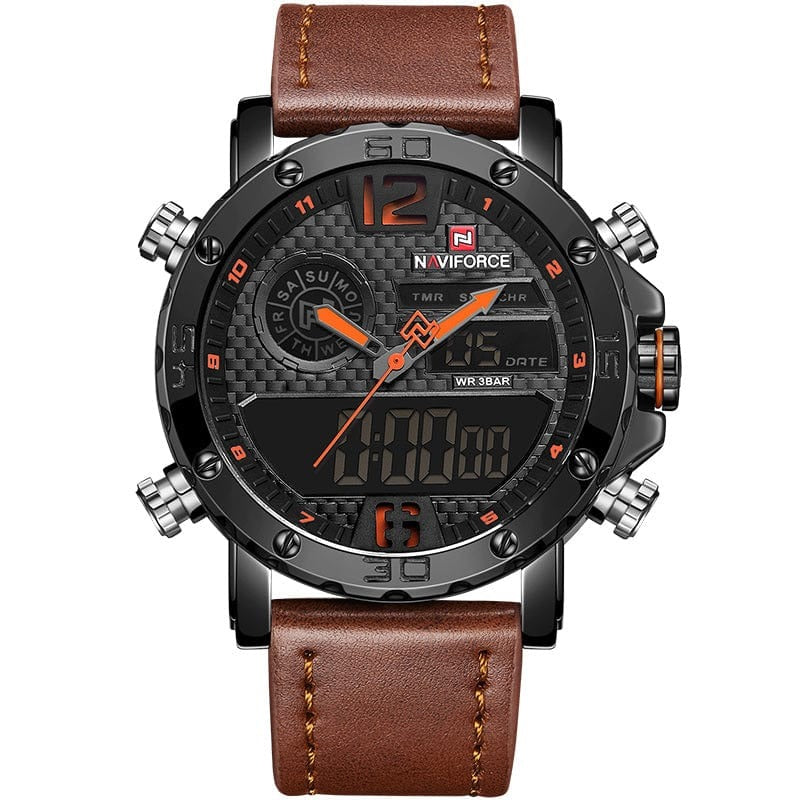 Survival Gears Depot BOLBN Quartz Digital Dual Wrist Watch