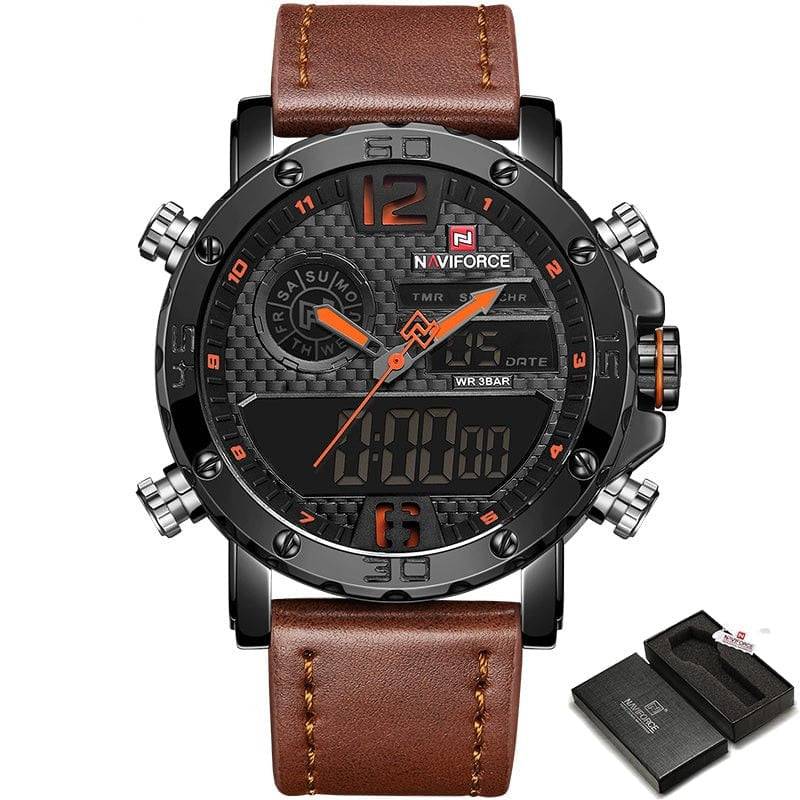 Survival Gears Depot BOLBN-with Box Quartz Digital Dual Wrist Watch