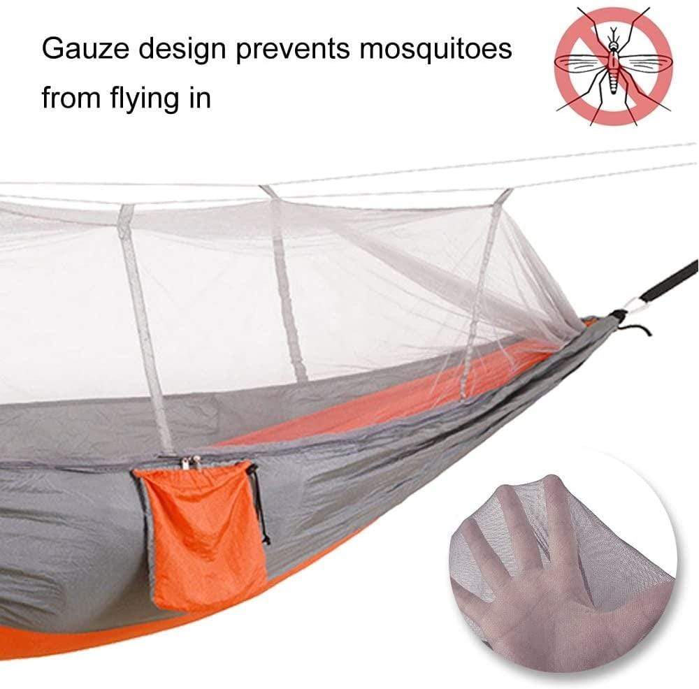 Survival Gears Depot Camping Hammock Outdoor Portable Camping/Garden Hammock with Mosquito Net