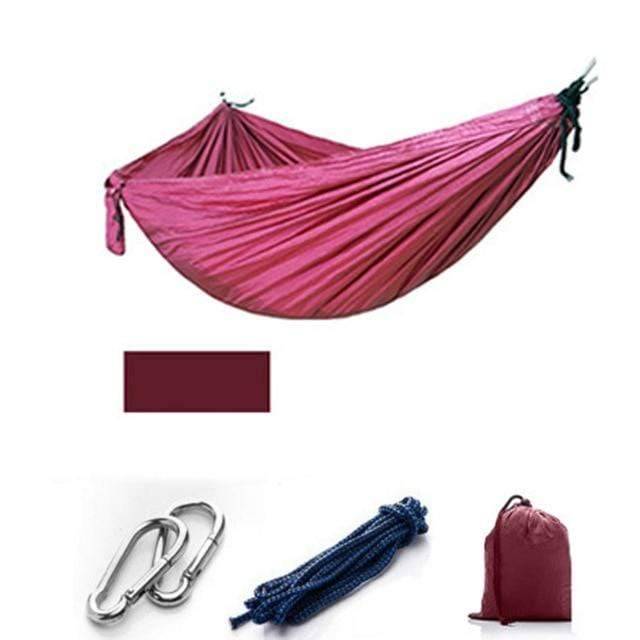 Survival Gears Depot Camping Hammock Purple no mesh Outdoor Portable Camping/Garden Hammock with Mosquito Net