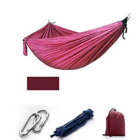 Thumbnail for Survival Gears Depot Camping Hammock Purple no mesh Outdoor Portable Camping/Garden Hammock with Mosquito Net