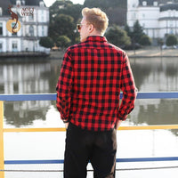 Thumbnail for Survival Gears Depot Casual Shirts Outdoor Plaid Long Sleeve