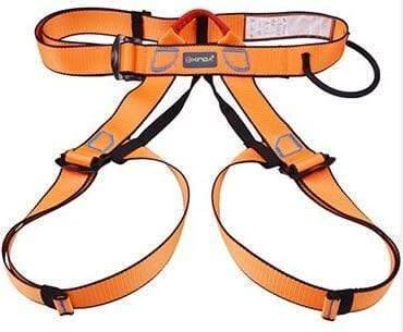 Survival Gears Depot Climbing Accessories Orange Professional Outdoor Sports Safety Belt For Rock Climbing