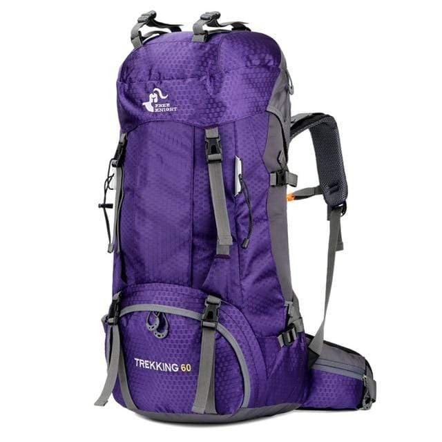 Survival Gears Depot Climbing Bags 60L Purple New 50L & 60L Outdoor Backpack For Hiking