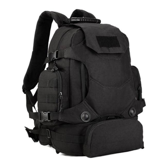 Survival Gears Depot Climbing Bags Black 3 in 1 Men Tactical Rucksack Bag