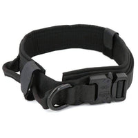 Thumbnail for Survival Gears Depot Collars Black Collar / M (34-42cm) Adjustable Tactical Collar & Leash Set