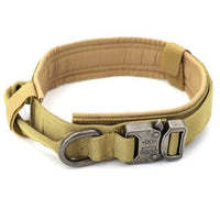 Thumbnail for Survival Gears Depot Collars Brown Collar / M (34-42cm) Adjustable Tactical Collar & Leash Set