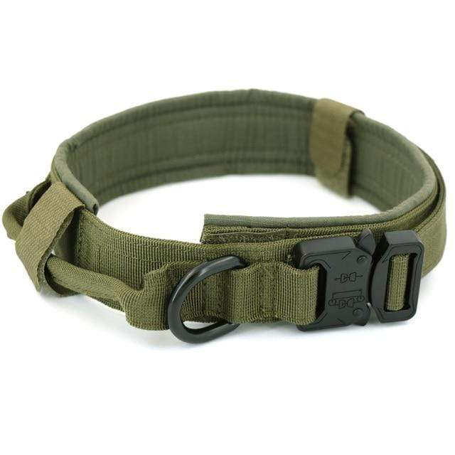 Survival Gears Depot Collars Green Collar / M (34-42cm) Adjustable Tactical Collar & Leash Set