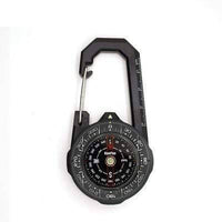 Thumbnail for Survival Gears Depot Compass Black Carabiner outdoor compass