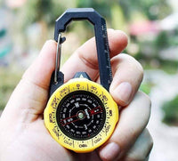 Thumbnail for Survival Gears Depot Compass Carabiner outdoor compass
