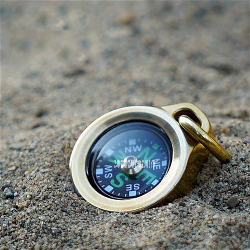 Survival Gears Depot Compass Portable titanium alloy/Brass Pocket Golden Compass
