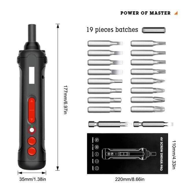 Wiio Cordless Electrical Screwdriver Drill