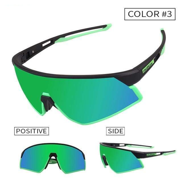 PHMAX Official Store Cycling Eyewear Color 3 / 3 Lens Ultralight Polarized Cycling Sunglasses