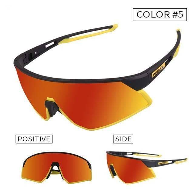 PHMAX Official Store Cycling Eyewear Color 5 / 3 Lens Ultralight Polarized Cycling Sunglasses