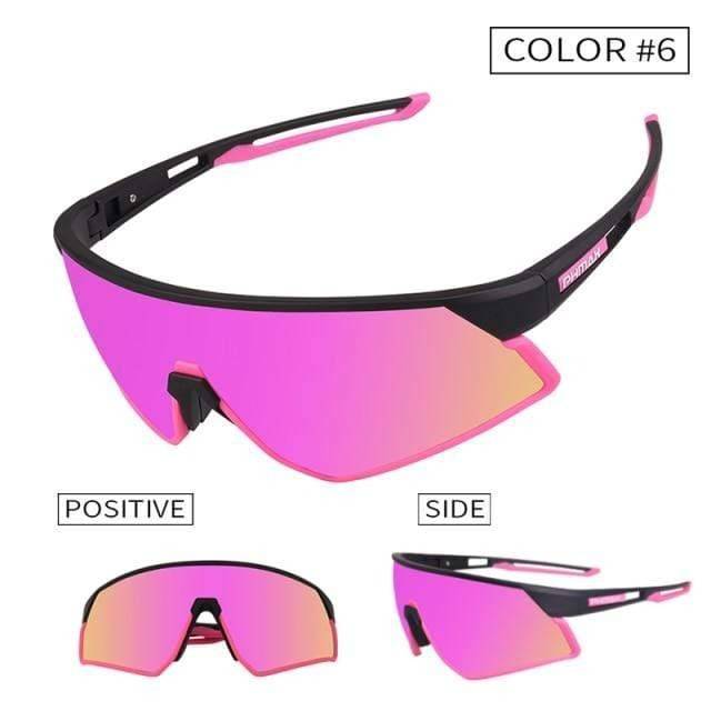 PHMAX Official Store Cycling Eyewear Color 6 / 3 Lens Ultralight Polarized Cycling Sunglasses